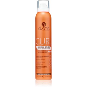 Alama Professional Curl Dry Shampoo Mousse șampon uscat pentru par ondulat si cret